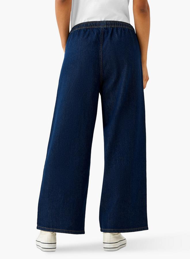 لي كوبر جينز لي كوبر بخصر برباط وتصميم عادي - Image 3